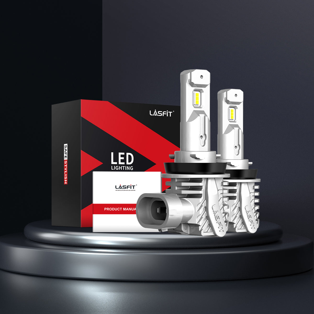 40W H11 H8 H9 L1 Plus Series | 4,000LM 6000K LED Bulbs
