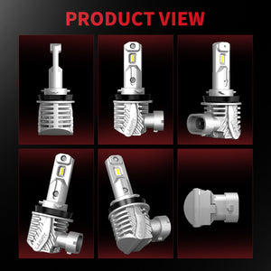 40W H11 H8 H9 L1 Plus Series | 4,000LM 6000K LED Bulbs