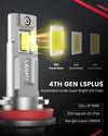 11.Lasfit LSplus H11 LED Bulbs LED chips upgraded