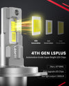 11.Lasfit LSplus H4 LED Bulbs LED chips upgraded