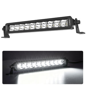 LASFIT Off-Road LED Light Bars 12 22 32 42 52 Inch Spot Flood Combo Single Row - White