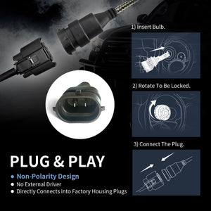 60W H11 9005 LA Plus Series Combo Pack | 6,000LM 6000K LED Bulbs