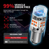 1156 P21W 7506 Amber CanBus LED Bulbs Turn Signal Light | Error Free Anti Hyper Flash, T3 Series Upgraded Version | 2 Bulbs