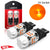3157 3057 4057 4157 Amber CanBus LED Bulbs Turn Signal Light | Error Free Anti Hyper Flash CK Socket, T3 Series Upgraded Version | 2 Bulbs