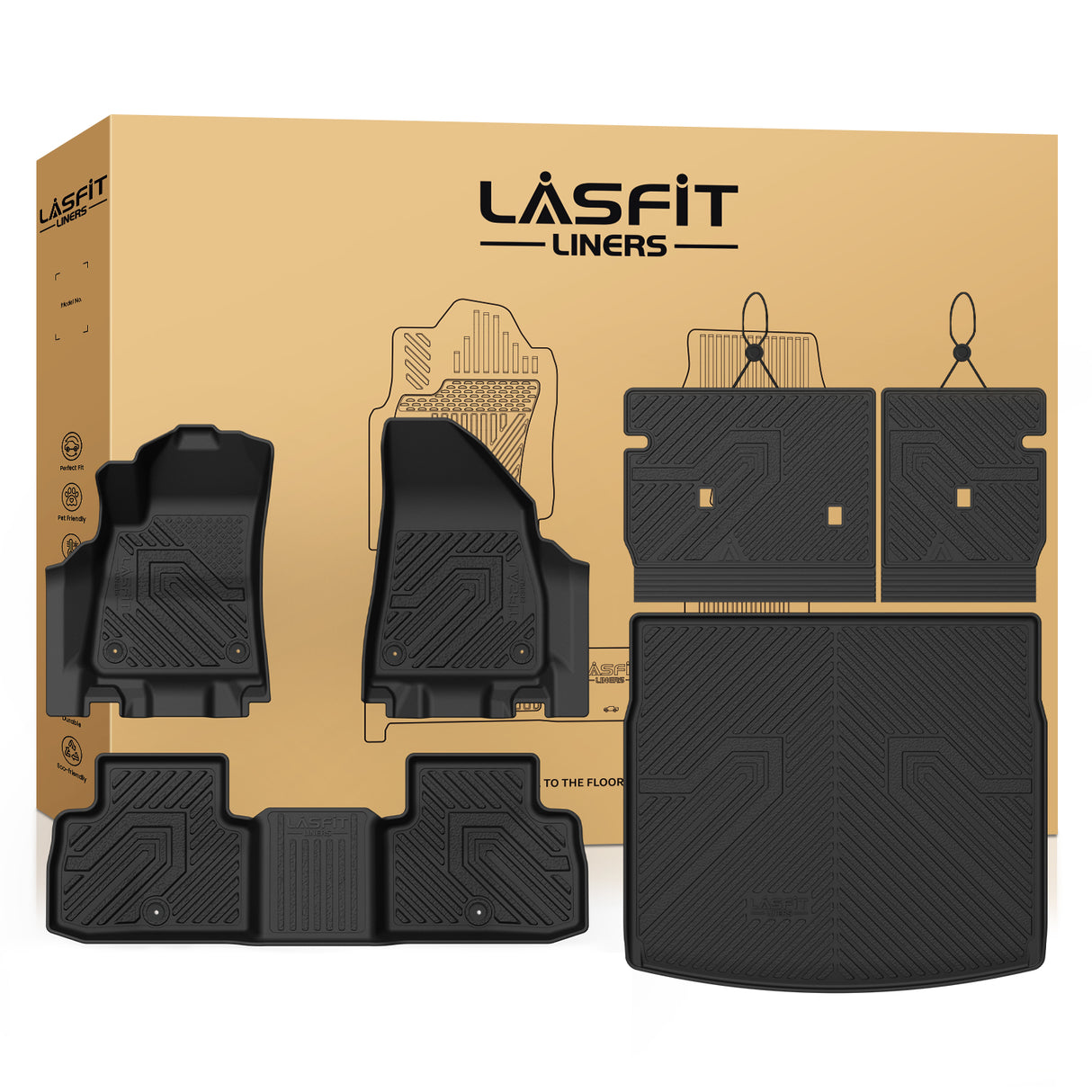 Fit for 2026 Jeep Cherokee Floor & Seatback & Cargo Mats