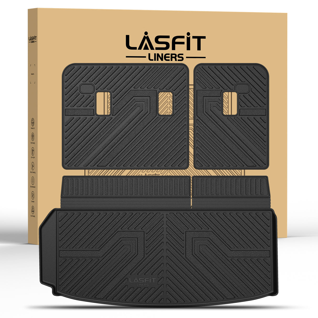 Fit for 2024-2026 Chevrolet Traverse Floor Mats / Cargo Mat / Seatback Mat