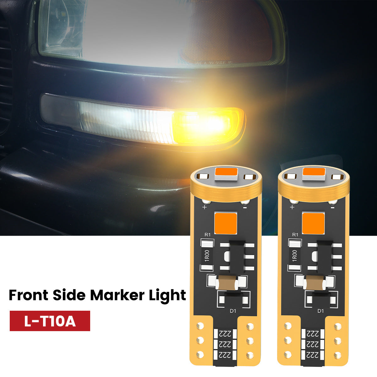 Lasfit 168 led front side marker light fit for 2000-2006 GMC Yukon/ Yukon XL