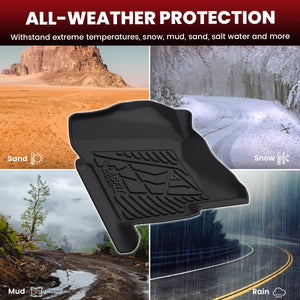 2000-2006 Chevrolet Suburban 1st and 2nd Floor Mats All Weather
