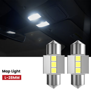Lasfit 28MM led map lights fit for 2000-2007 Honda Accord 