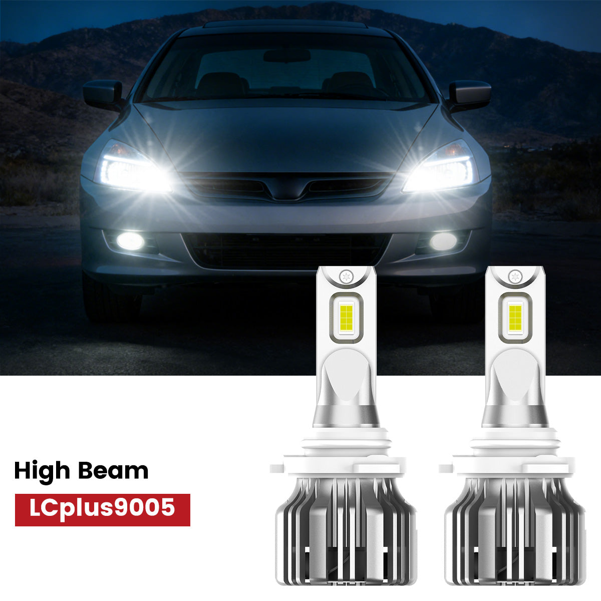 Lasfit 9005 led high beam bulbs fit for 2000-2007 Honda Accord  