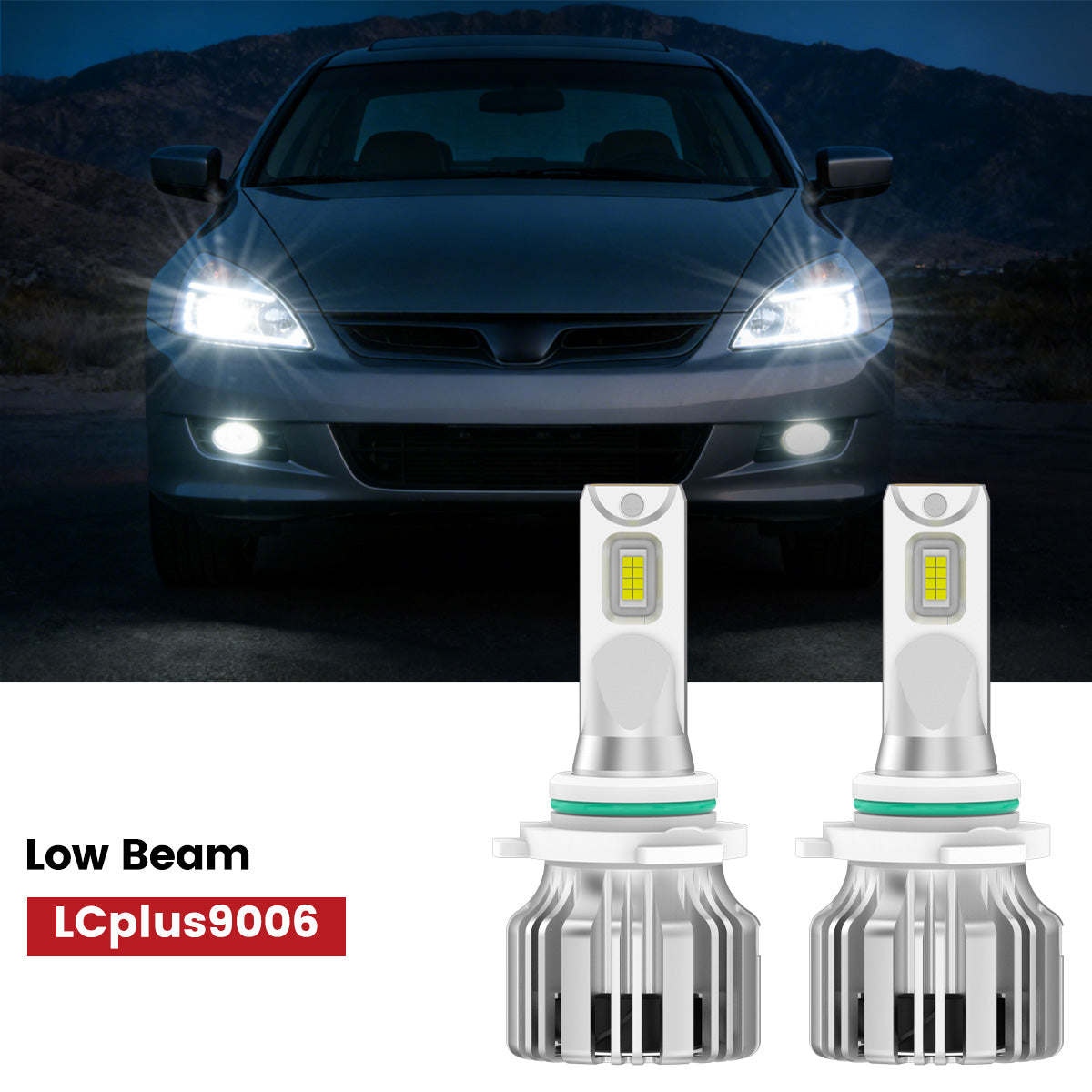 Lasfit 9006 led low beam bulbs fit for 2000-2007 Honda Accord  