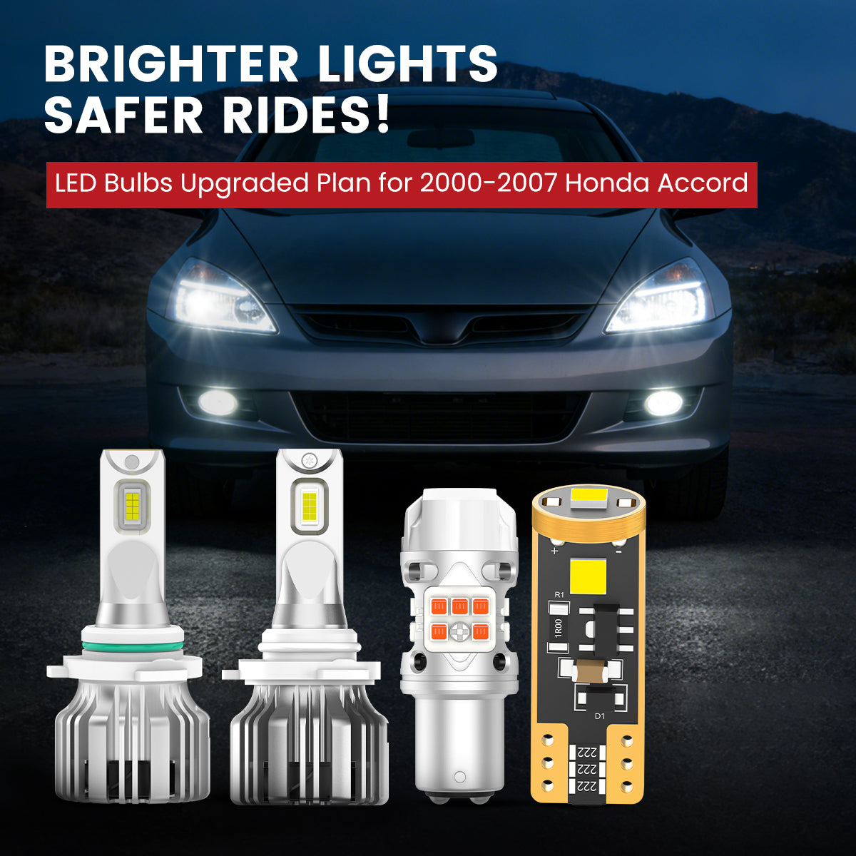 Lasfit LED Bulbs for 2000-2007 Honda Accord