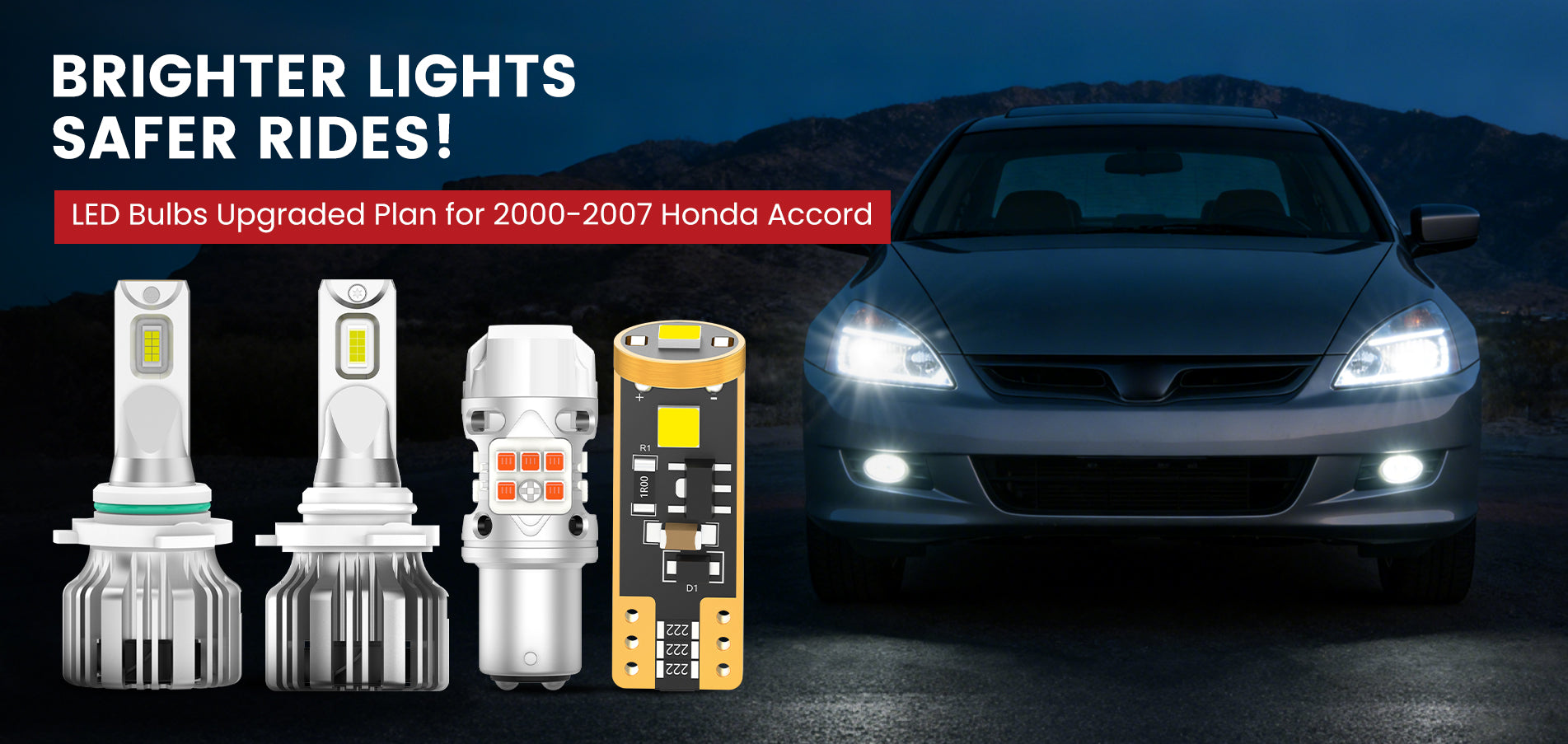 Lasfit LED Bulbs for 2000-2007 Honda Accord