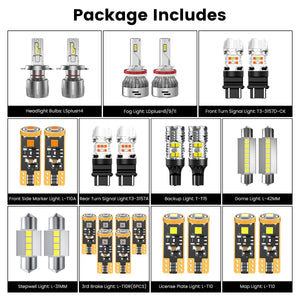 Lasfit combo package led bulbs for 2012-2015 Toyota Tacoma W/ Fog Lights