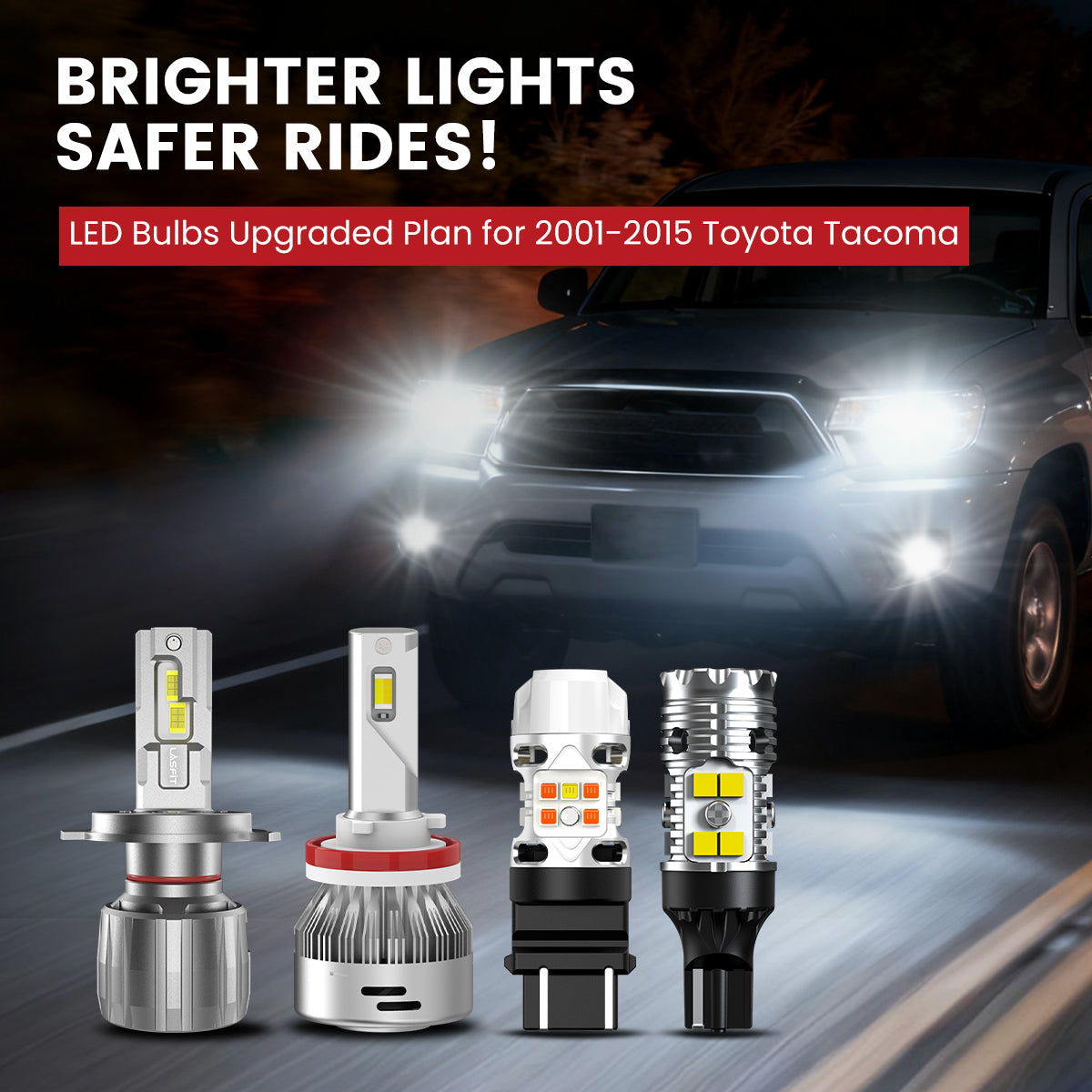 Lasfit LED Bulbs for 2001-2015 Toyota Tacoma