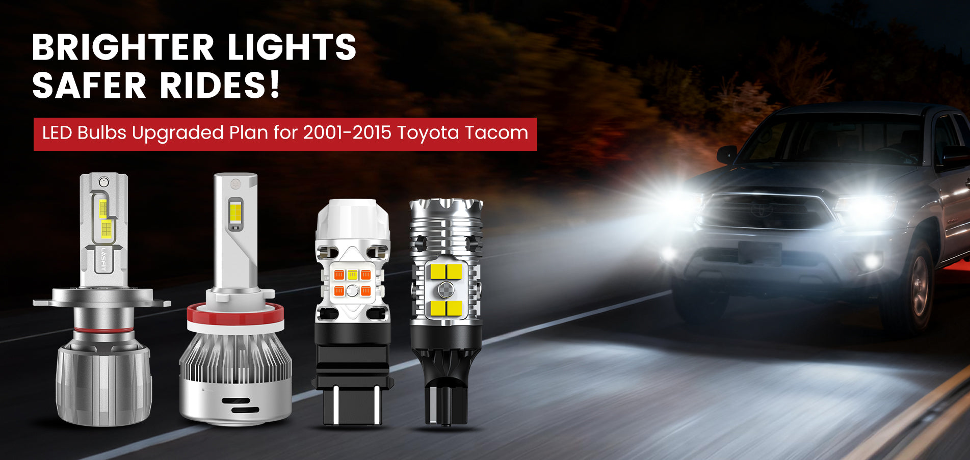 Lasfit LED Bulbs for 2001-2015 Toyota Tacoma
