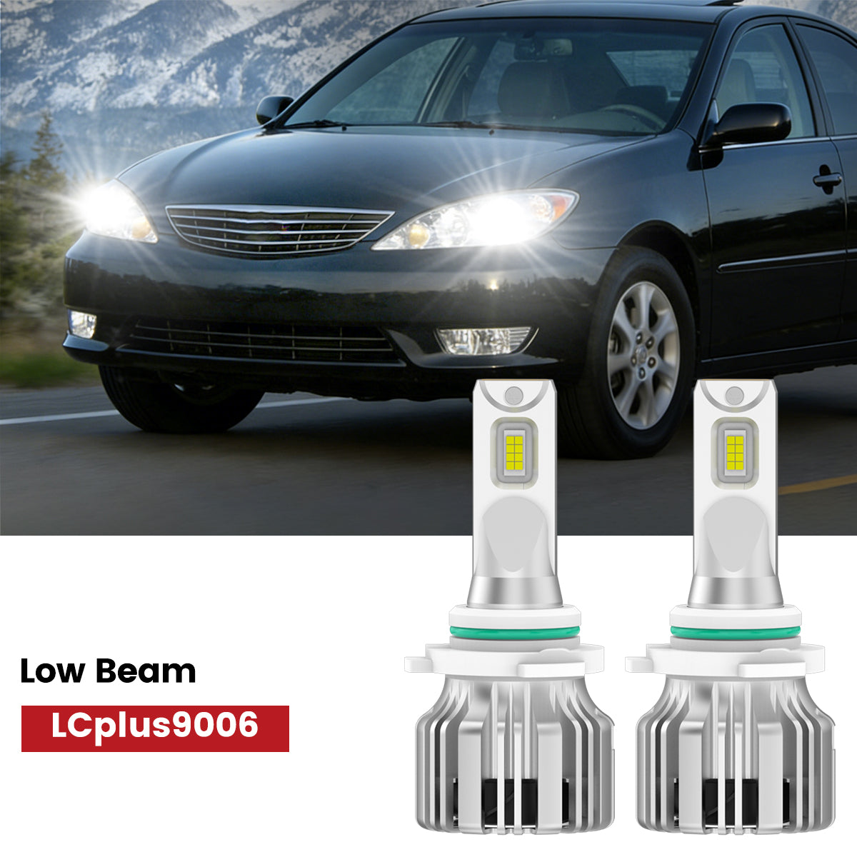 Lasfit 9006 led low beam fit for 2002-2006 Toyota Camry