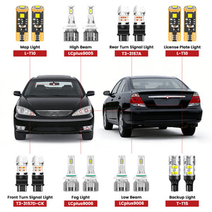 Lasfit led bulbs for 2002-2006 Toyota Camry