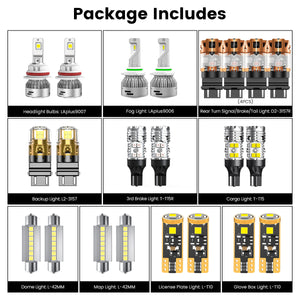 Lasfit combo package led bulbs for 2002-2005 Ram 1500
