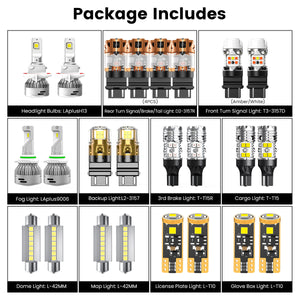 Lasfit combo package led bulbs for 2006 Ram 1500