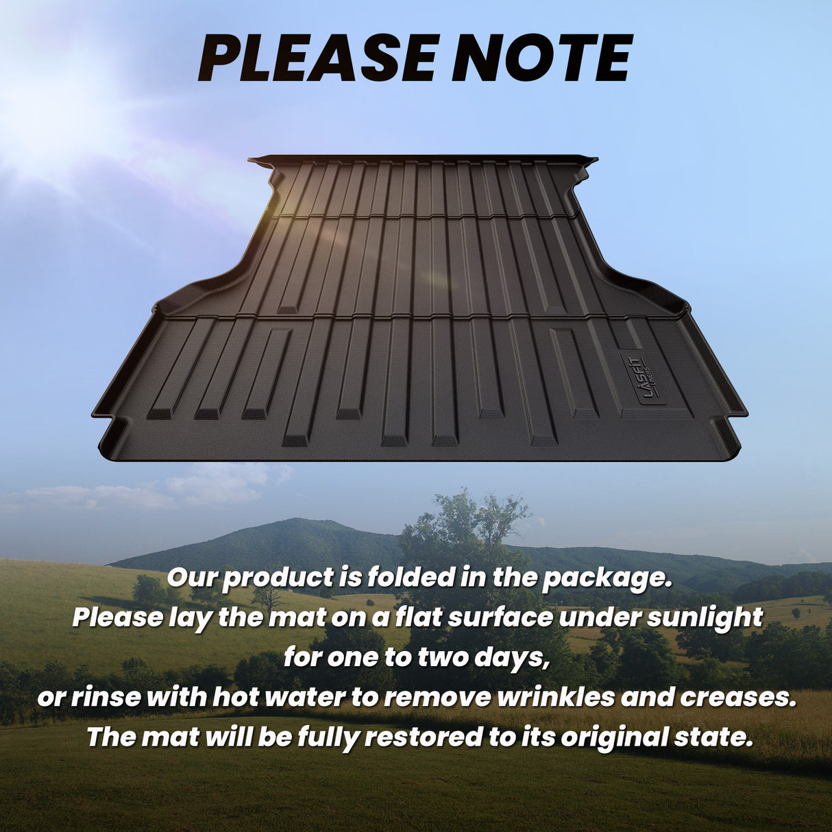 2004-2014 Ford F-150 5.5' Bed Heavy Duty Truck Bed Mats Note
