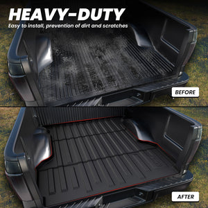 2004-2014 Ford F-150 5.5' Bed Heavy Duty Truck Bed Mats, Full Protection