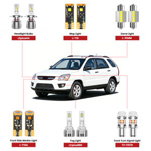 Lasfit led bulbs for 2005-2010 Kia Sportage