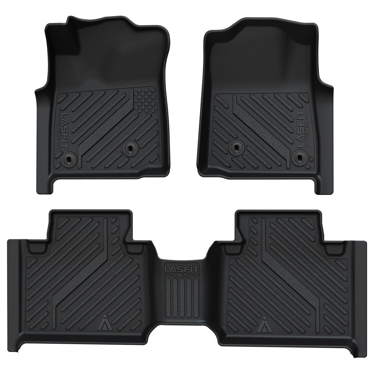 Fit for 2005-2011 Toyota Tacoma Floor Mats, Fit Access Cab & Auto Tran Only, Fit Second Row Optional With Center Storage Box