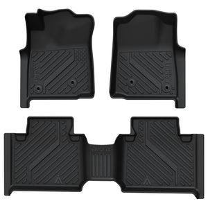 Fit for 2005-2011 Toyota Tacoma Floor Mats, Fit Access Cab & Auto Tran Only, Fit Second Row Optional With Center Storage Box