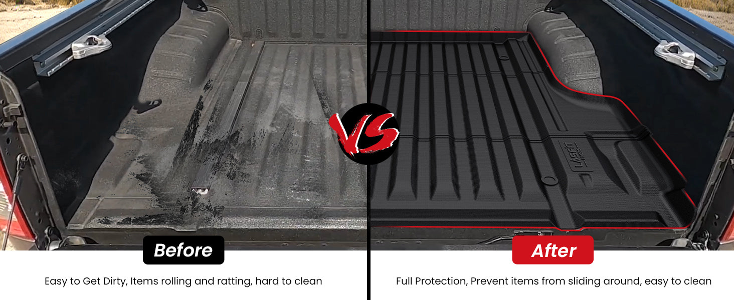 2005-2021 Nissan Frontier Heavy Duty bed mat Application