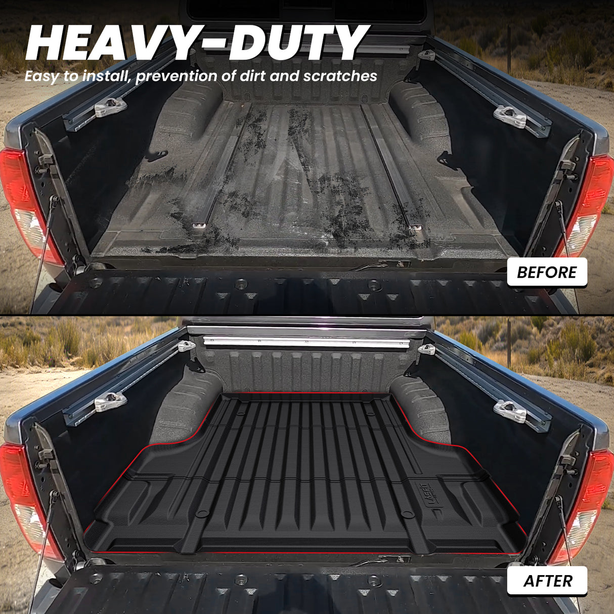 2005-2021 Nissan Frontier 5FT Truck Bed Mat Full Protection