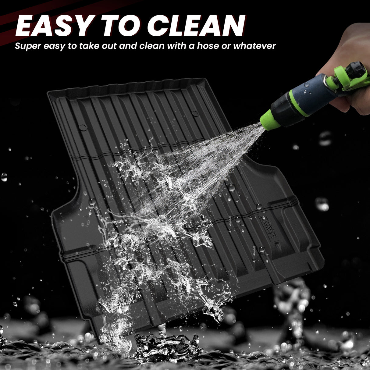 2005-2021 Nissan Frontier 5FT Truck Bed Mat Easy to Clean