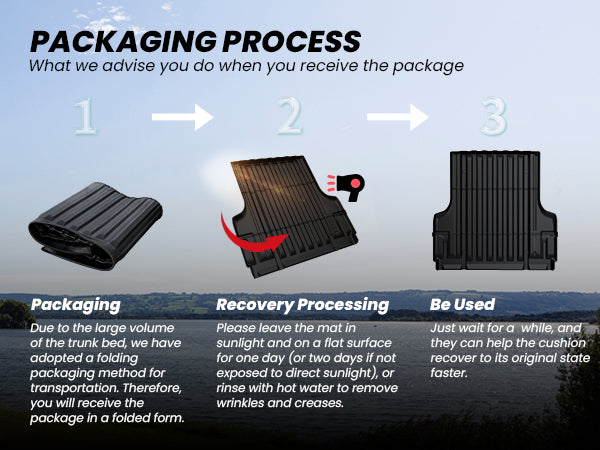 2005-2021 Nissan Frontier Truck Bed mats Packaging