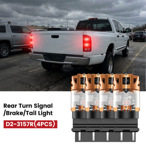Fit for 2006-2009 Ram 2500/3500 The Brightest LED Bulbs Upgrade