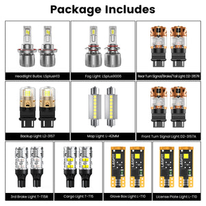 Fit for 2006-2009 Ram 2500/3500 The Brightest LED Bulbs Upgrade