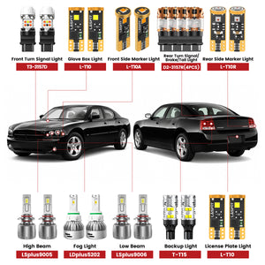 Lasfit led bulbs for 2006-2010 Dodge Charger