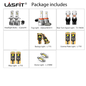 Lasfit combo package led bulbs for 2006-2011 Toyota Yaris  