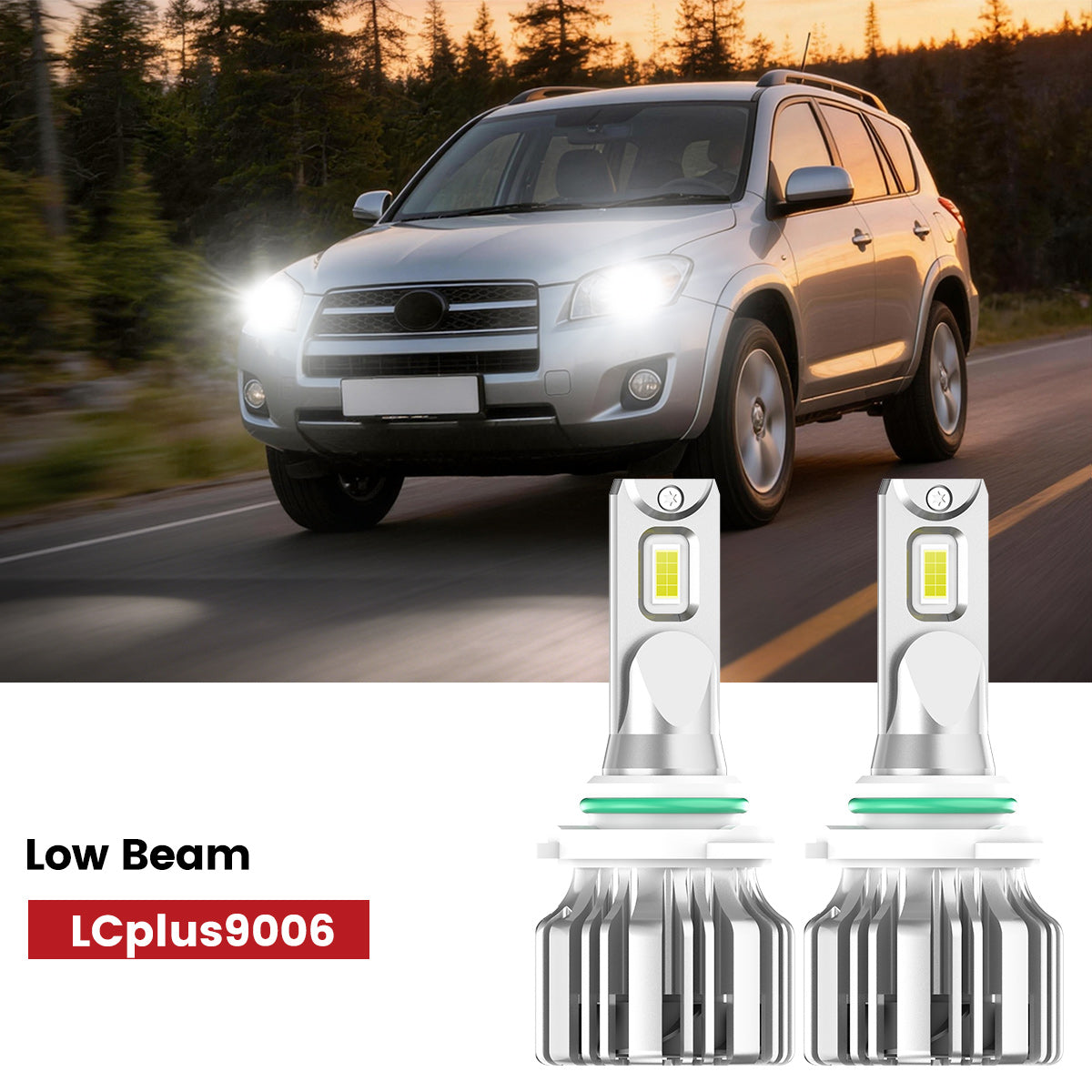 Lasfit 9006 led low beam fit for 2006-2012 Toyota RAV4