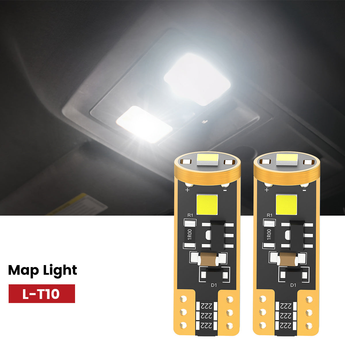 Lasfit 168 led map lights fit for 2006-2013 Toyota 4Runner 