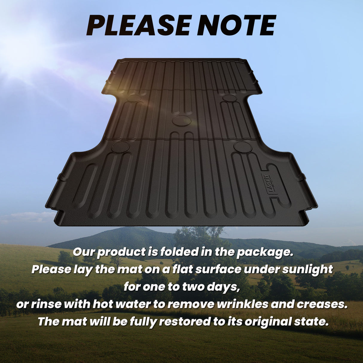 2006-2018 Ram 1500 8FT Bed Mat Note