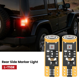 Lasfit 168 led rear side marker lights fit for 2007-2009 Jeep Wrangler  