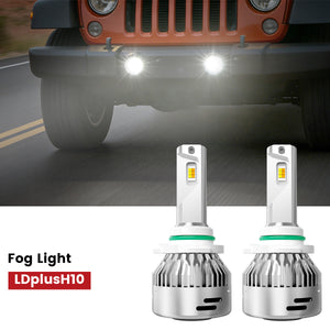 Lasfit H10 led fog lights fit for 2007-2009 Jeep Wrangler  