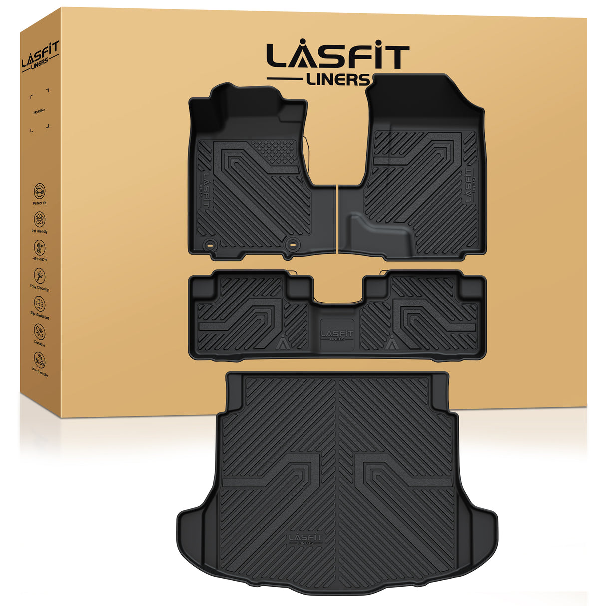  2007-2011 Honda CR-V Floor Mats & Cargo Mat Package