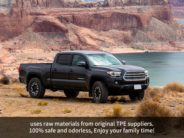 driving with Toyota Tundra custom floor mats