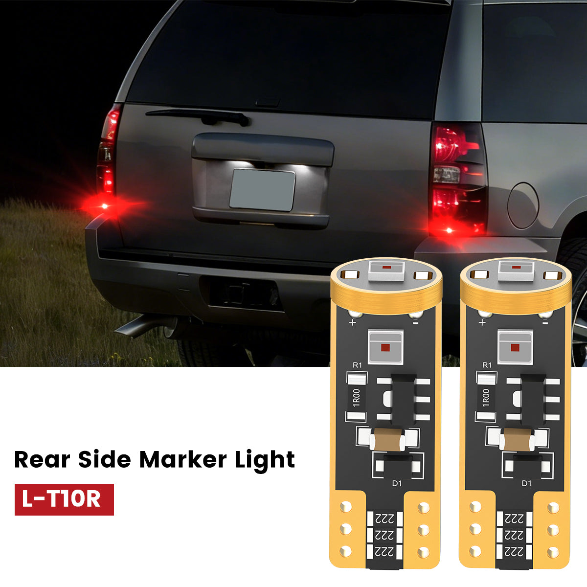 Lasfit 168 led rear side marker light fit for 2007-2014 Chevrolet Tahoe 