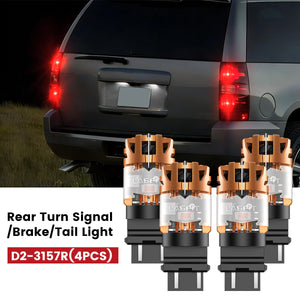 Lasfit 3157 led rear turn signal/brake/tail light fit for 2007-2014 Chevrolet Tahoe 