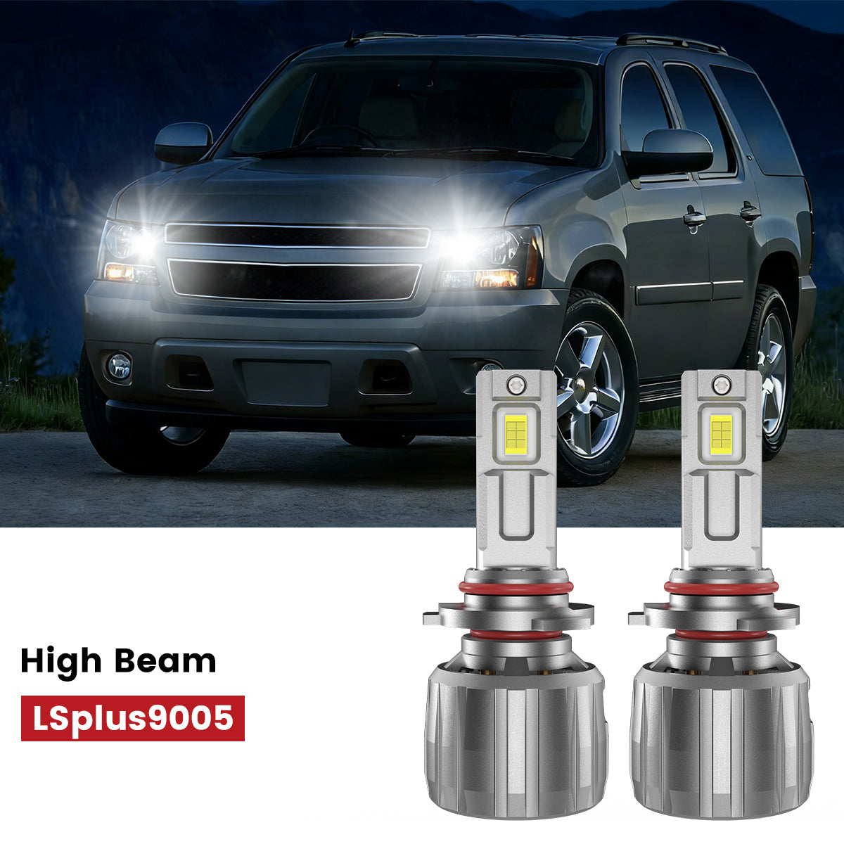 Lasfit 9005 led high beam fit for 2007-2014 Chevrolet Tahoe 