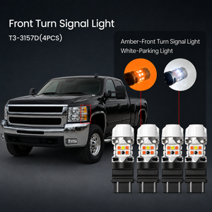 Fit for 2007-2026 Chevrolet Silverado 2500HD 3500HD LED Front Turn Signal Bulbs