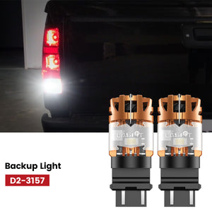 Lasfit 3157 led backup light fit for 2007-2014 GMC Sierra 2500 3500