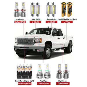 Lasfit led bulbs for 2007-2014 GMC Sierra 2500 3500